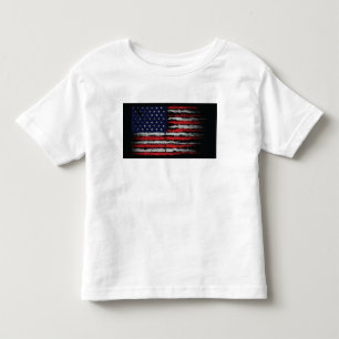 Grunge U.S.A.-Flagge Kleinkind T-shirt
