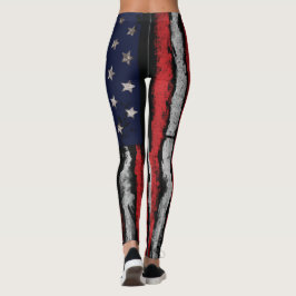 Grunge U.S.A.-Flagge Leggings