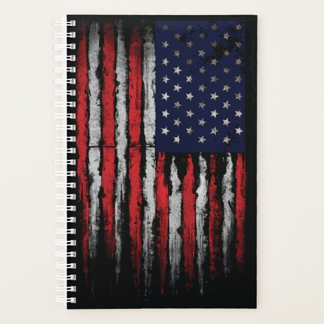 Grunge U.S.A.-Flagge Planer (Vorderseite)