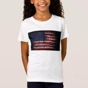 Grunge U.S.A.-Flagge T-Shirt