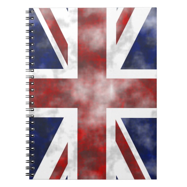 Grunge UK Notizblock (Vorderseite)