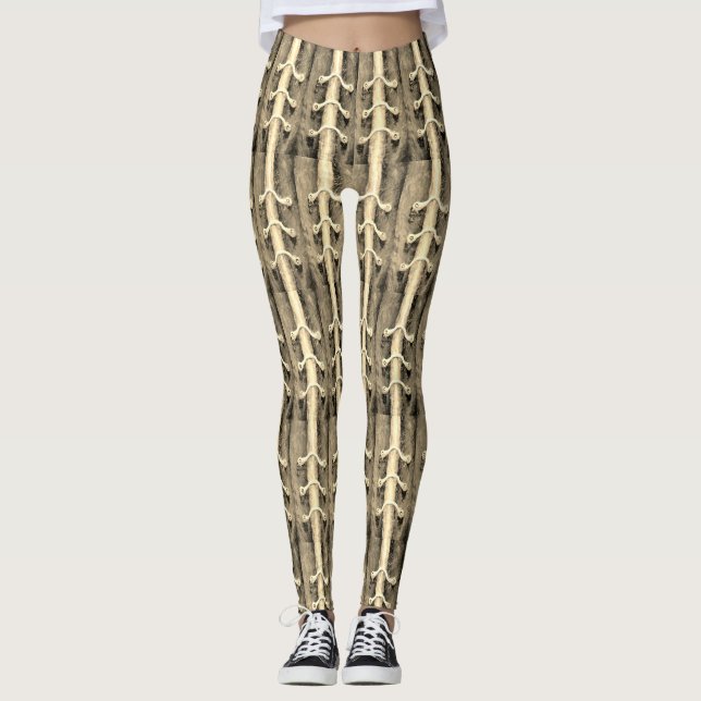 Grunge Ungewöhnlicher Dunkel Leggings (Vorderseite)