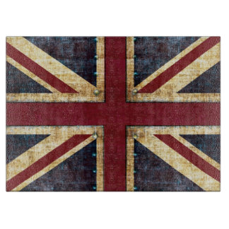 Grunge Union Jack Schneidebrett