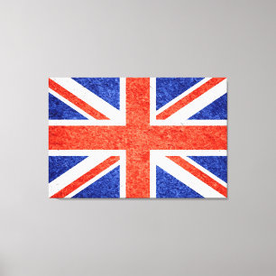 Grunge United Kingdom Flag 2 Leinwanddruck