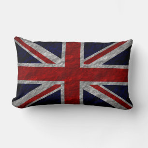 Grunge United Kingdom Flag 2 Lendenkissen