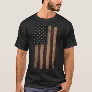 Grunge US-Flagge T-Shirt