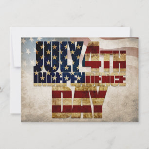 Grunge USA 4. Juli Unabhängigkeitserklärung Grafik