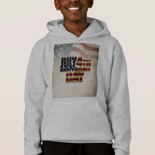 Grunge USA 4. Juli Unabhängigkeitserklärung Grafik Hoodie