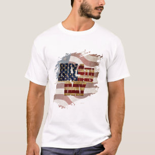 Grunge USA 4. Juli Unabhängigkeitserklärung Grafik T-Shirt