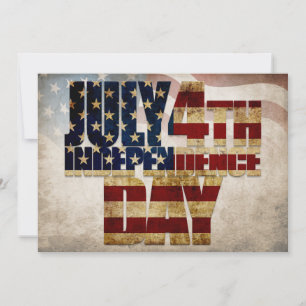 Grunge USA 4. Juli Unabhängigkeitsgrafik