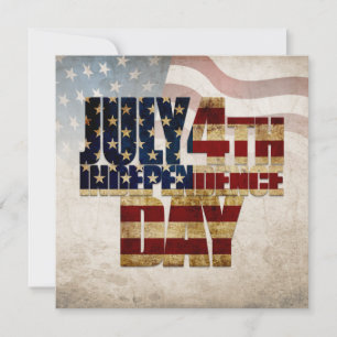 Grunge USA 4. Juli Unabhängigkeitsgrafik