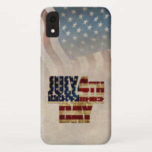 Grunge USA 4. Juli Unabhängigkeitsgrafik Case-Mate iPhone Hülle