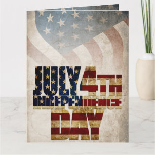 Grunge USA 4. Juli Unabhängigkeitsgrafik Karte