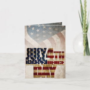 Grunge USA 4. Juli Unabhängigkeitsgrafik Karte
