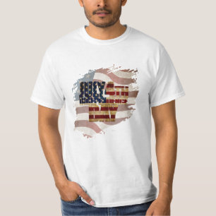 Grunge USA 4. Juli Unabhängigkeitsgrafik T-Shirt