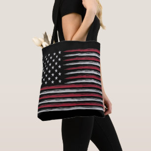 Grunge USA flag