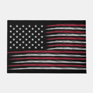 Grunge USA flag Fußmatte