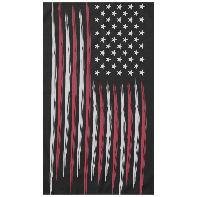 Grunge USA flag Tischdecke (Vorderseite)