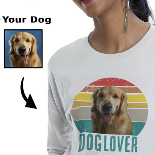 Grunge Vintag gestörtes Tier Foto Hund Lover Hoodie