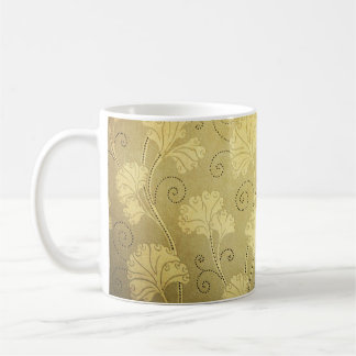 Grunge Vintage Blume Muster. Kaffeetasse