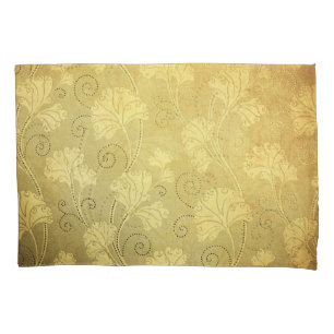 Grunge Vintage Blume Muster. Kissenbezug
