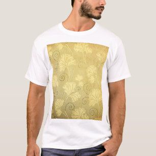 Grunge Vintage Blume Muster. T-Shirt