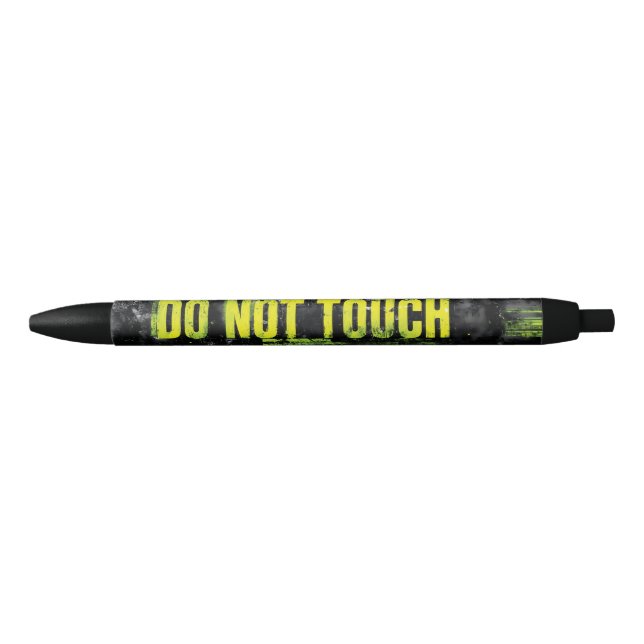 Grunge Warnzeichen "Keine Touch" Kugelschreiber (Vorderseite)