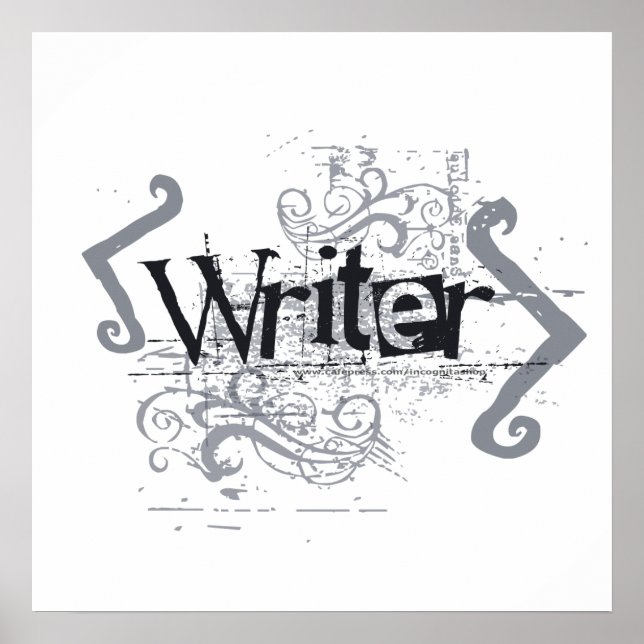Grunge Writer Poster (Vorne)