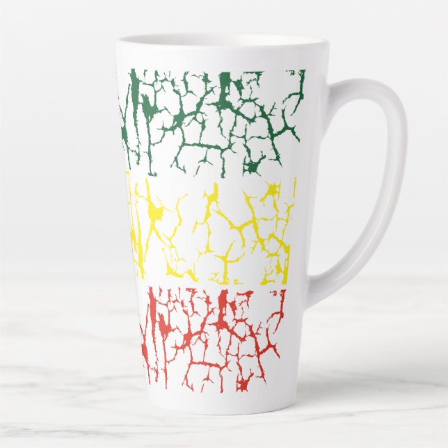 Grüngelb. Rot Milchtasse (Rechts)