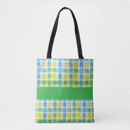 Grüngelber Gingham Tosack