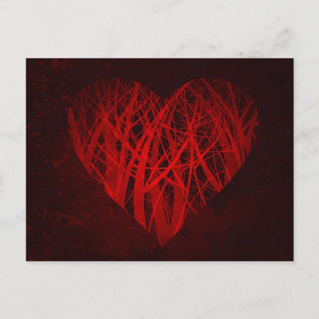 Grungenkarte Postkarte (Vorderseite)