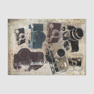 Grungephotograph-Fotografie Vintage Kamera Seidenpapier