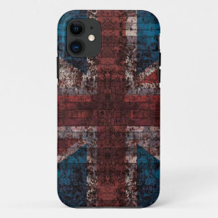 Grungeziegelstein Gewerkschafts-Jack iPhone Fall Case-Mate iPhone Hülle