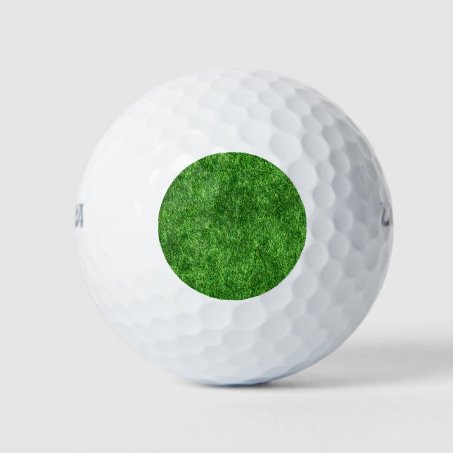 Grüngras Golfball (Vorderseite)