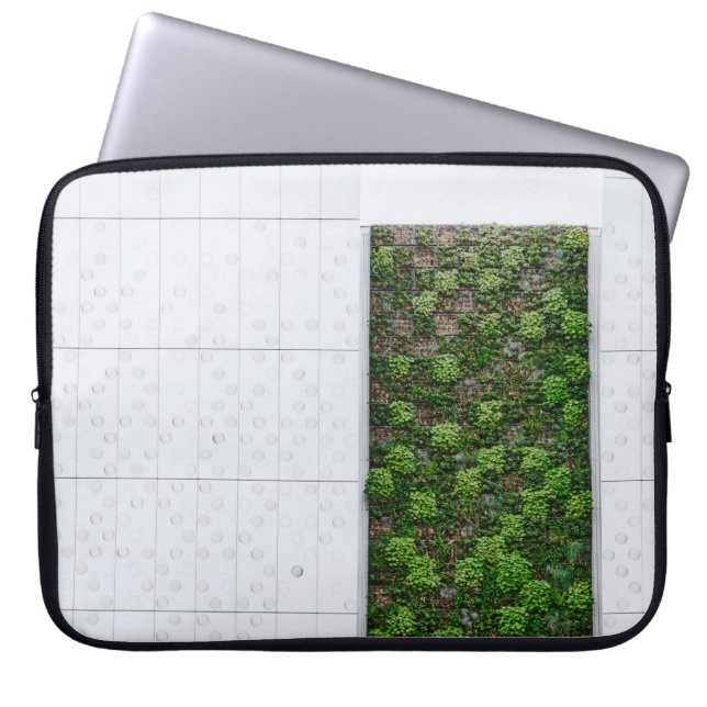 Grüngras Laptopschutzhülle (Vorderseite)