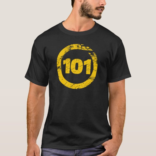 Grungy 101 T-Shirt (Vorderseite)