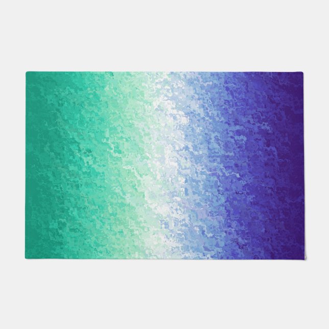 Grungy Abstrakt MLM Men Love Men Pride Flag Fußmatte (Vorderseite)