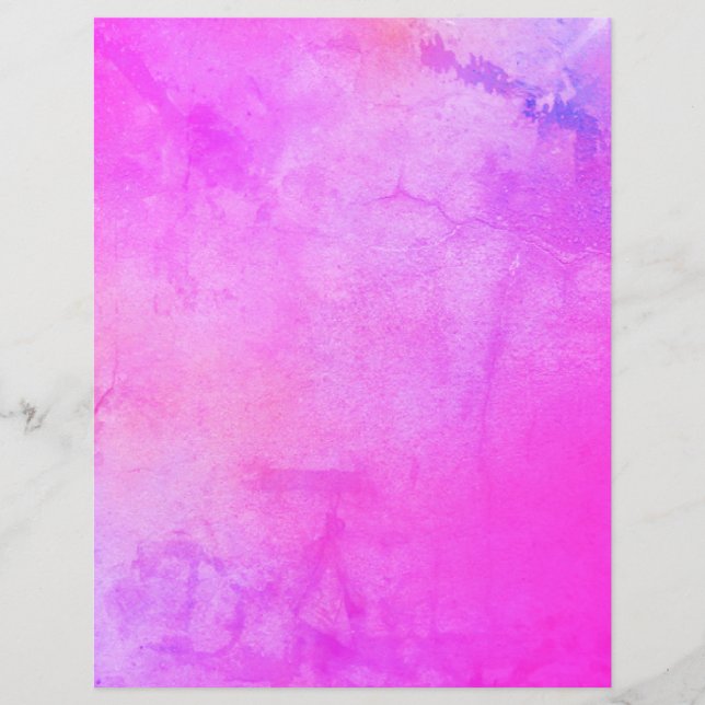 Grungy Abstrakt Multicolor Scrapbook Paper (Vorderseite)