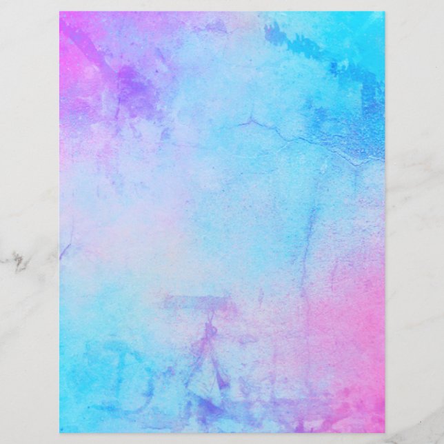 Grungy Abstrakt Multicolor Scrapbook Paper (Vorderseite)
