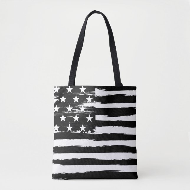 Grungy American Flag Tasche (Vorderseite)