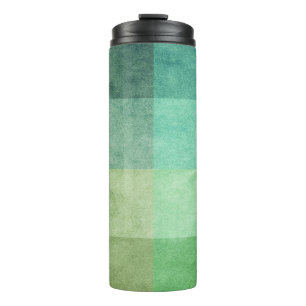 grungy Aquarell ähnliche grafische abstrakte 3 Thermosbecher