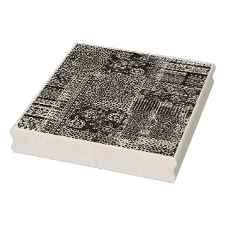 Grungy Batik Dekorative Textur Stempel
