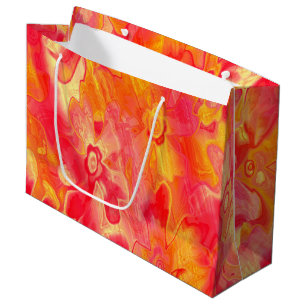 grungy-bemalt-Florals-11- Große Geschenktüte