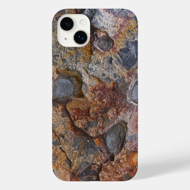 Grungy Geology Rusty Rock Structure Case-Mate iPhone Hülle (Rückseite)