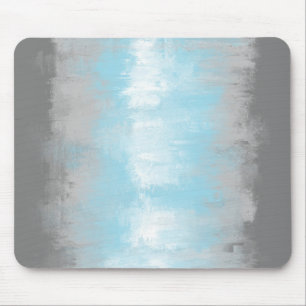 Grungy Glitchy Funky Abstrakte Demiboy-Stolzflagge Mousepad
