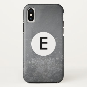 Grungy Gray-Monogramm-gezeichnet Muster Case-Mate iPhone Hülle