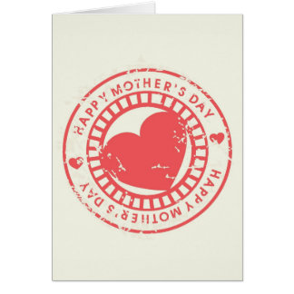 Grungy GummiBriefmarke für den glücklichen Tag der