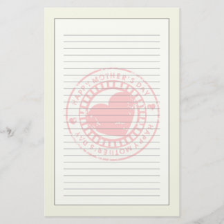 Grungy GummiBriefmarke für den glücklichen Tag der Briefpapier