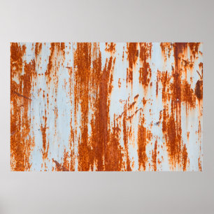 grungy Hintergrund und Textur einer rostigen Stahl Poster