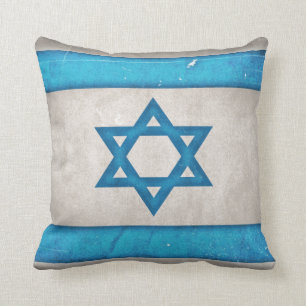 Grungy Israel Flagge Stern von David Kissen